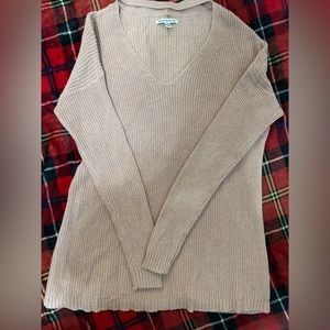 choker rose pink american eagle knit sweater